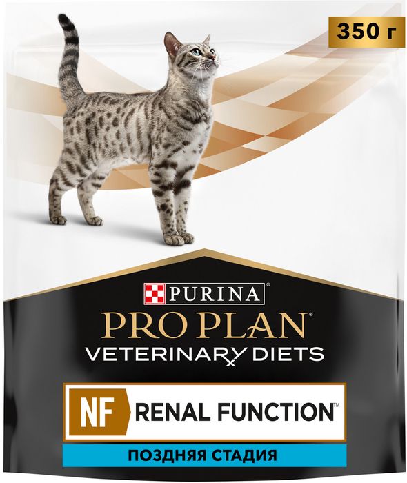 Сухой корм для кошек диетический Pro Plan® Veterinary Diets NF Renal Function Advanced care (Поздняя стадия) при поздней стадии хронической почечной недостаточности, Пакет