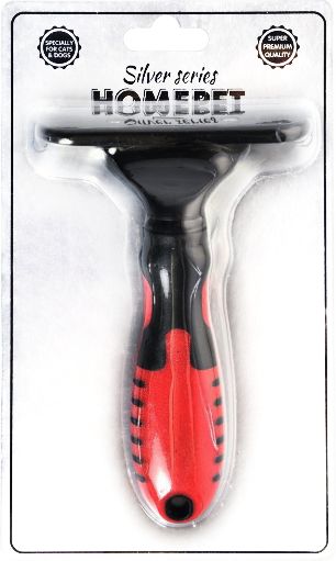 HOMEPET SILVER SERIES расческа триммер, 94 зуба, 16х10,8х5см