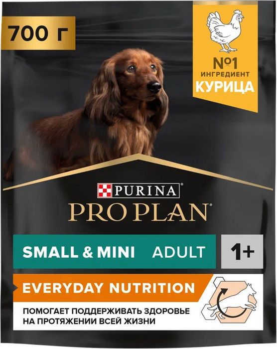 Сухой корм Pro Plan® Everyday Nutrition для взрослых собак мелких и карликовых пород, с высоким содержанием курицы