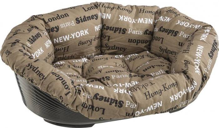 Ferplast лежак пластиковый SOFA\' 4 со съемной подушкой