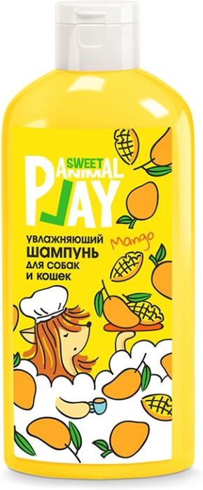 Animal Play Sweet шампунь для собак и кошек, увлажняющий, тропический манго
