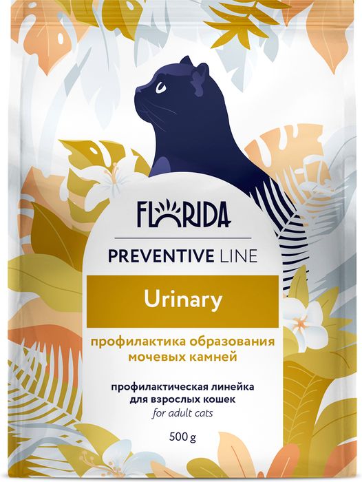 Florida Urinary корм для кошек, профилактика образования мочевых камней, курица