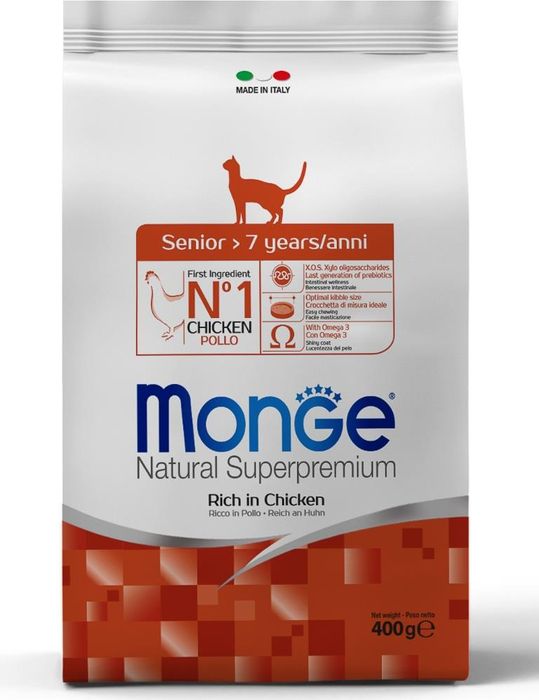 Monge Cat сухой корм для пожилых кошек