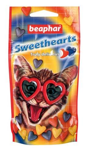 Beaphar Sweet Hearts лакомство сердечки для кошек
