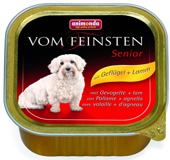 Animonda Vom Feinsten консервы для пожилых собак с птицей и ягненком