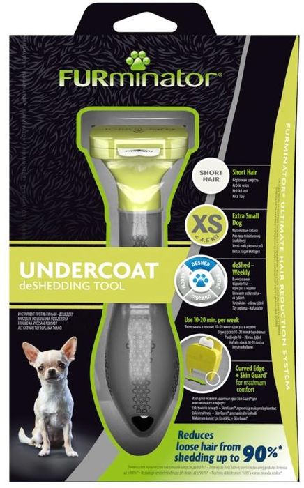 FURminator XS фурминатор для собак миниатюрных пород, с короткой шерстью