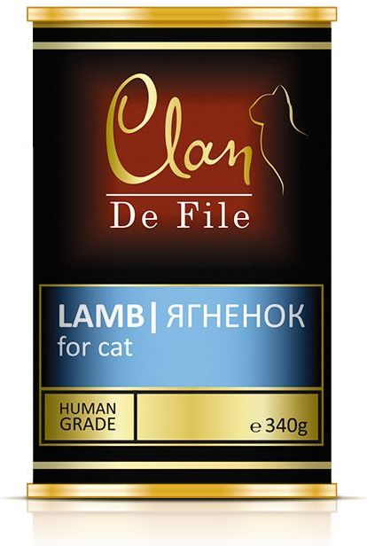 CLAN De File - консервы для кошек Ягненок