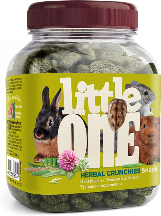Little One лакомство травяные подушечки для грызунов