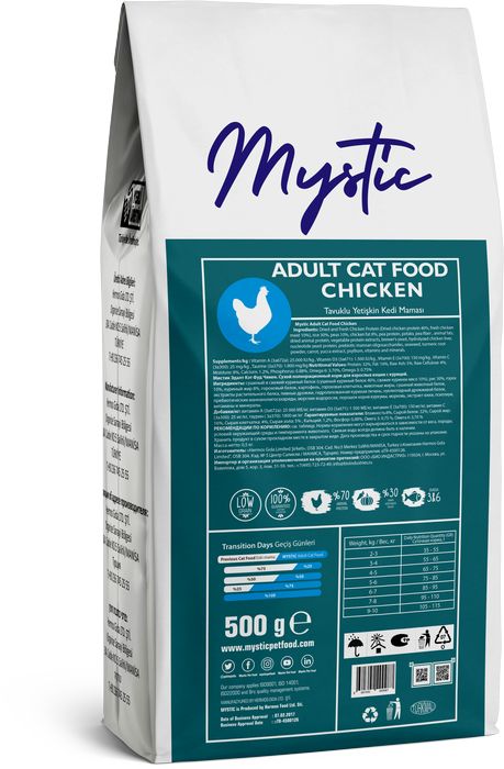 Mystic корм для кошек, с курицей