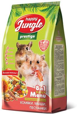 HAPPY JUNGLE корм для хомяков, мышей, песчанок
