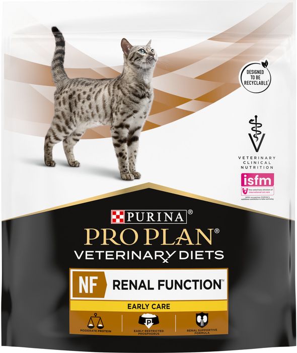 Сухой корм для кошек диетический Pro Plan® Veterinary Diets NF Renal Function Early care (Начальная стадия) при начальной стадии хронической почечной недостаточности, Пакет