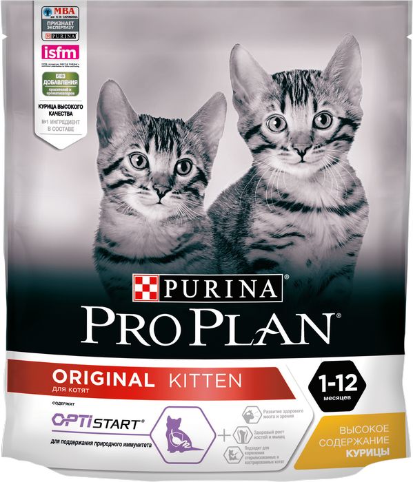 Pro Plan корм для котят всех пород, курица