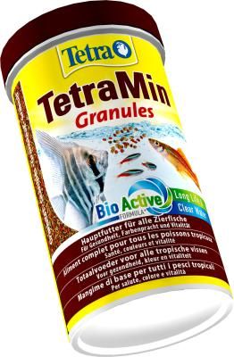 TetraMin Granules основной корм для декоративных рыб, гранулы