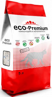 ECO Premium Blue комкующийся древесный наполнитель для кошачьего туалета, без запаха