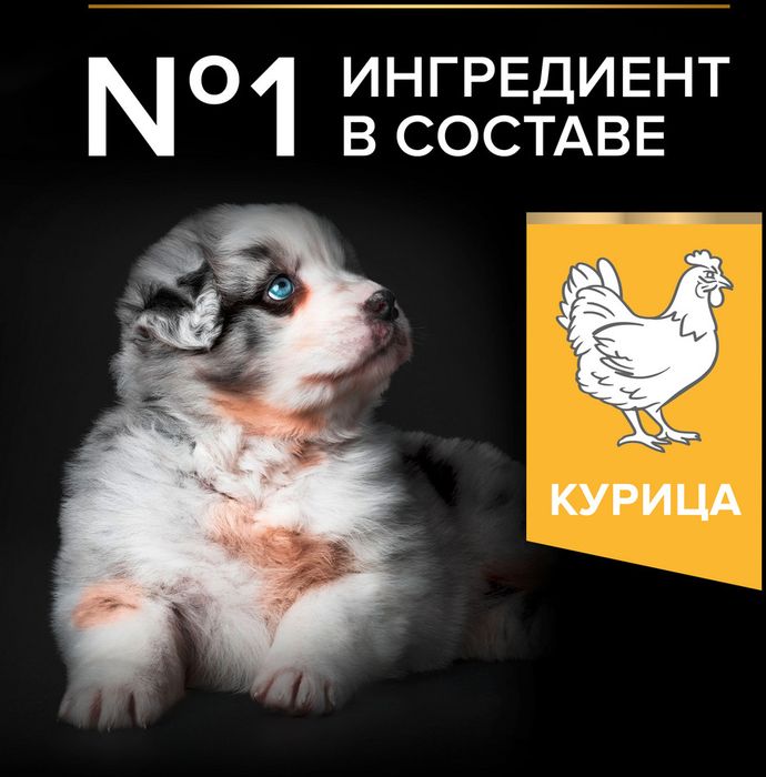 Сухой корм Pro Plan® Starter для щенков мелких и средних пород, с высоким содержанием курицы, Пакет