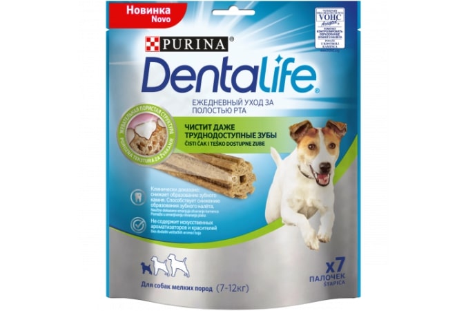Dentalife лакомство для собак мелких пород