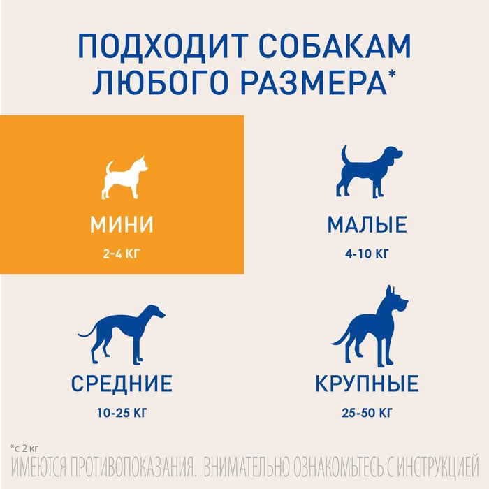 Boehringer Ingelheim Фронтлайн Нексгард таблетки для взрослых собак 2-4 кг, от блох и клещей