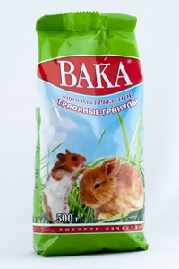 Вака ВК Травяные гранулы сухой корм для грызунов