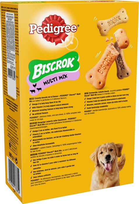 Pedigree Biscrok лакомство для собак ассорти бисквитных косточек