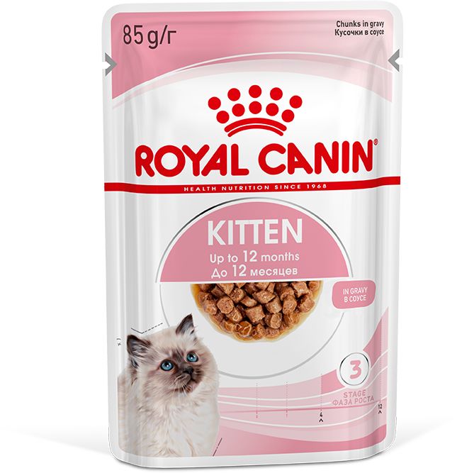 Royal Canin влажный корм для котят всех пород, в соусе