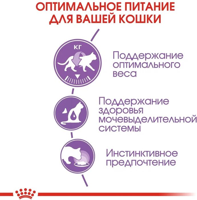 Royal Canin влажный корм для стерилизованных взрослых кошек всех пород, кусочки в соусе