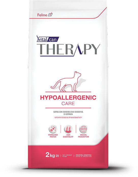 Vitalcan Therapy Hypoallergenic Care корм для кошек, при аллергии, рис