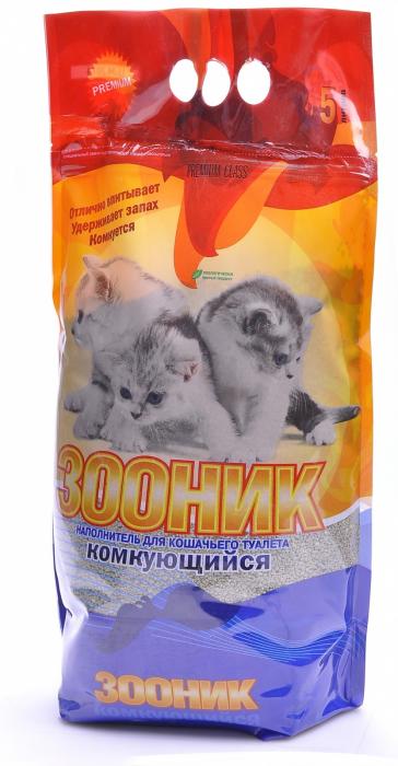 Зооник комкующийся наполнитель для кошек