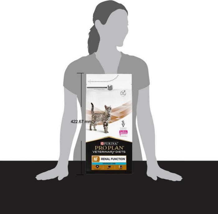 Сухой корм для кошек диетический Pro Plan® Veterinary Diets NF Renal Function Advanced care (Поздняя стадия) при поздней стадии хронической почечной недостаточности, Пакет