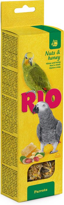 РИО Rio палочки для попугаев, с медом и орехами