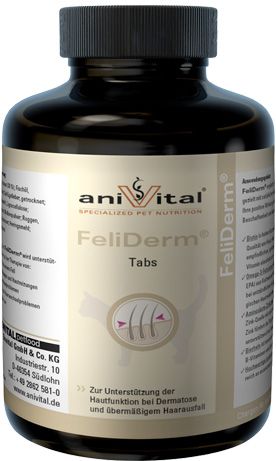 AniVital FeliDerm таблетки для кошек, для улучшения кожи и шерсти