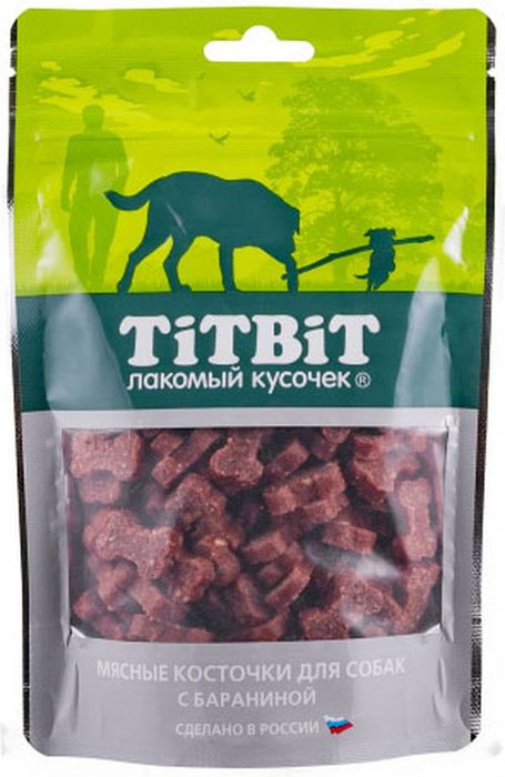 Titbit лакомство для собак, косточки мясные с бараниной