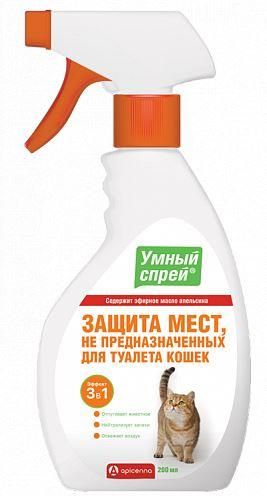 Умный спрей защита мест не предназначенных для туалета кошек