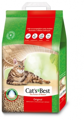 

Cat's Best Eko plus наполнитель для кошек древесный комкующийся (20 л)