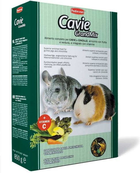 

Padovan Grandmix Cavie сухой корм для морских свинок и шиншилл (850 г)