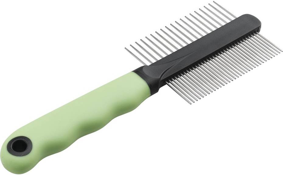 

Ferplast гребень GRO 5792 с ручкой двухсторонний, для кошек (20х1х6 см)