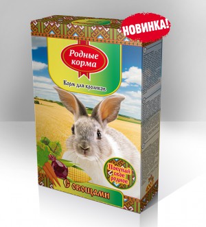 

Родные корма корм для кроликов с овощами (400 г)