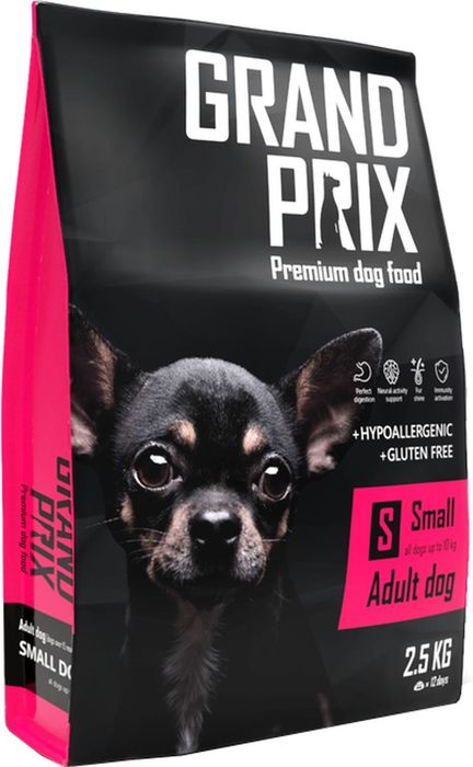 

Grand Prix корм для собак мелких пород, курица (2,5 кг)