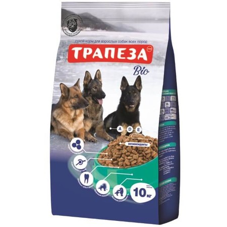 

Трапеза Био сухой корм для собак с нормальной активностью (10 кг)