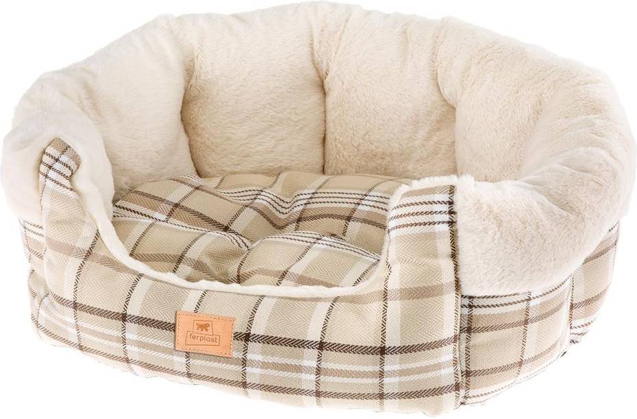 

Ferplast софа ETOILE 4 CUSCINO с мехом (бежевая, 60х50х21 см)