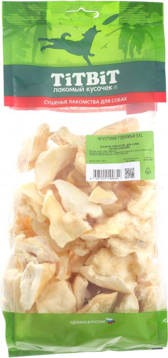 

TiTBiT лакомство хрустики говяжьи XXL для собак (1 штука)