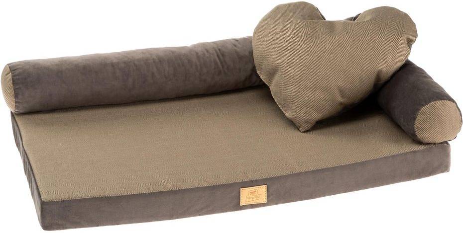 

Ferplast лежак-кровать TOMMY 80 для кошек и собак (коричневый, 80х50х16 см)