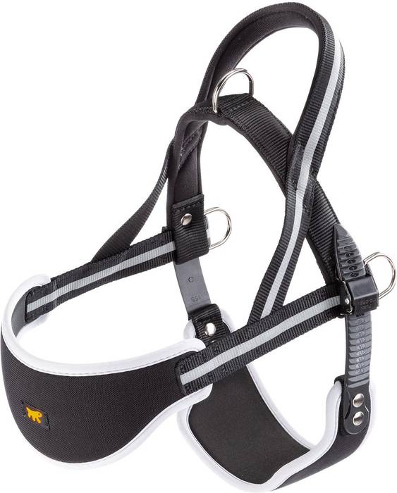 

Ferplast шлейка ездовая ERGOCOMFORT NORDIC 2, 67-82 см (черно-белая)