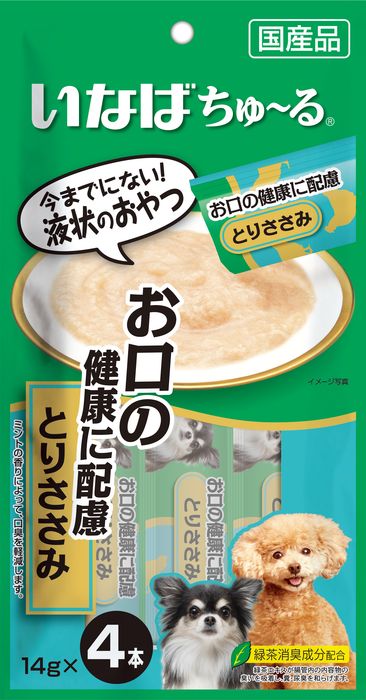 

INABA CIAO INABA CHURU лакомство для собак, здоровая пасть, куриное филе (4х14 г)
