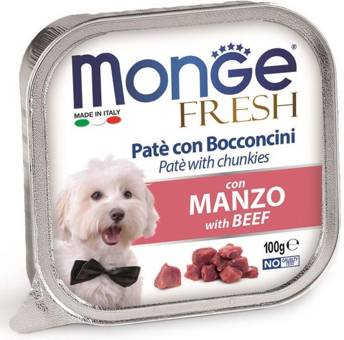 

Monge Dog Fresh влажный корм для собак с говядиной (100 г)