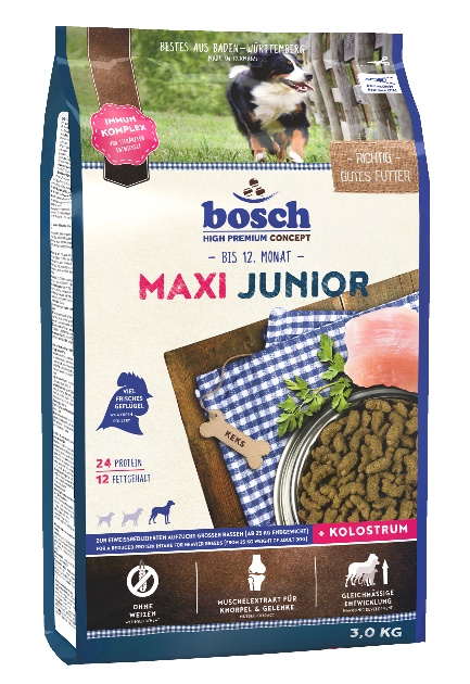 

Bosch Junior Maxi сухой корм для щенков крупных пород (3 кг)