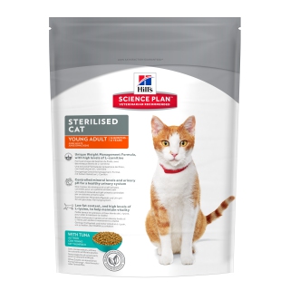 

Hills Science Plan сухой корм для стерилизованных кошек с тунцом (300 г)