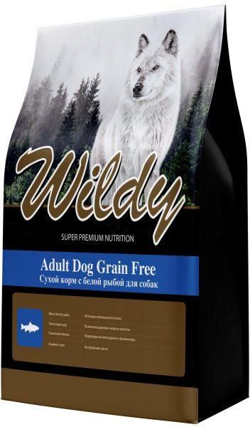 

Wildy Grain Free корм для собак, с белой рыбой (1 кг)
