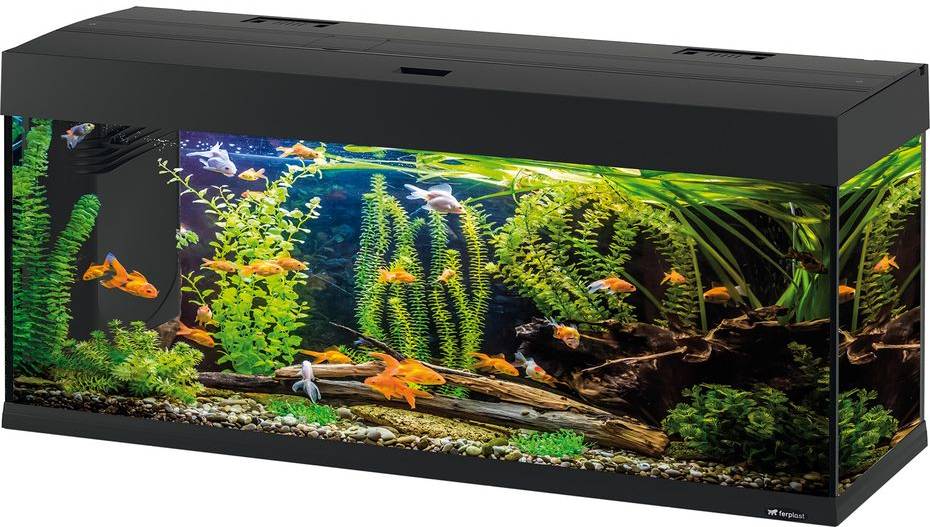 

Ferplast аквариум DUBAI 120 LED, черный (240 л)