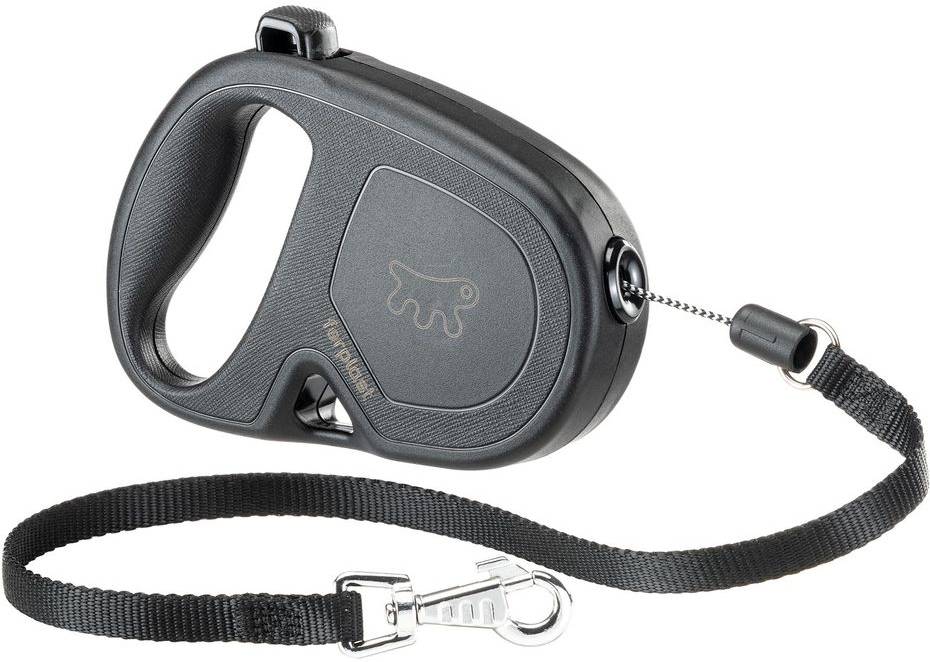

Ferplast рулетка FLIPPYONE S, шнур, 12 кг (черная, 4,5 м)