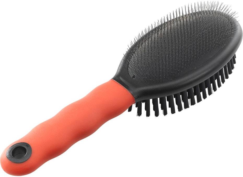 

Ferplast щетка-пуходерка GRO5950 двойная для собак и кошек (23х6х5 см)